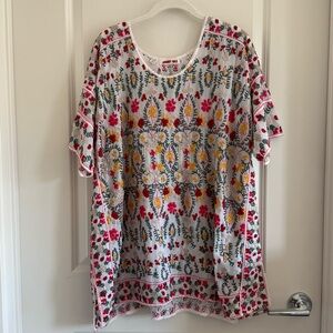 Johnny Was Embroidered Blouse